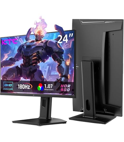 Amazon.com: KTC 24 inch Gaming Monitor QHD 180Hz, Fast IPS 1440p